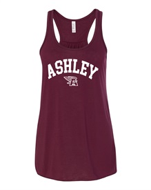 Ashley High School Ladies Maroon Flowy Tank - Orders due Friday, September 15, 2023